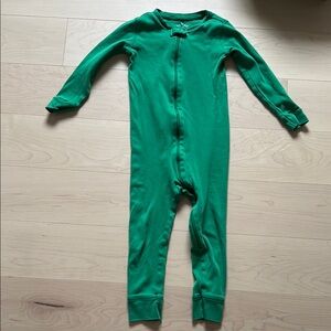 Primary Green Kids Pajama Set